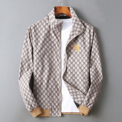 [구찌]Gucci 2020 Mens Logo Casual Jackets - 구찌 2020 남성 로고 캐쥬얼 양면 자켓 Guc03097x.Size(m - 3xl).베이지