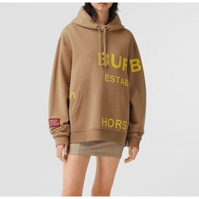 [버버리]Burberry 2020 Mm/Wm Logo Casual Cotton Hoodie - 버버리 2020 남/녀 로고 캐쥬얼 코튼 후디 Bur03131x.Size(s - l).카멜