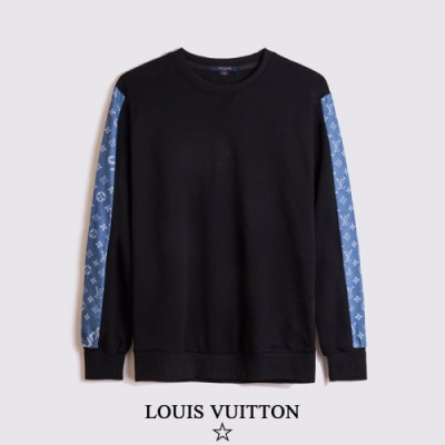 [루이비통]Louis vuitton 2020 Mens Casual Cotton Tshirts - 루이비통 2020 남성 캐쥬얼 코튼 긴팔티 Lou02321x.Size(s - 2xl).블랙