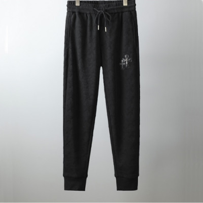 [크롬하츠]Chrome Hearts 2020 Mens Casual Logo Training Pants - 크롬하츠 2020 남성 캐쥬얼 로고 코튼 트레이닝 팬츠 Chr0297x.Size(30 - 38).블랙