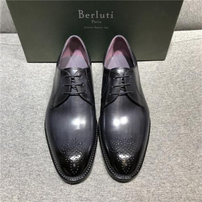 Berluti 2020 Mens Leather Shoes - 벨루티 2020 남성용 레더 슈즈 BERTS0101,Size(240 - 270).블랙