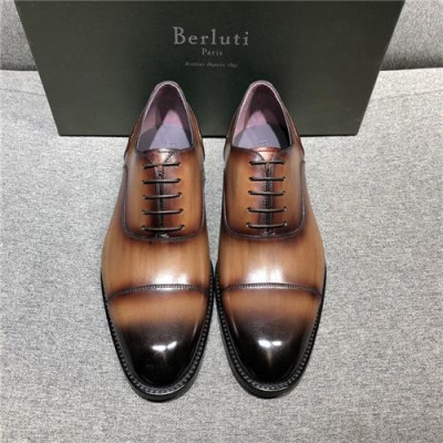 Berluti 2020 Mens Leather Shoes - 벨루티 2020 남성용 레더 슈즈 BERTS0102,Size(240 - 270).브라운