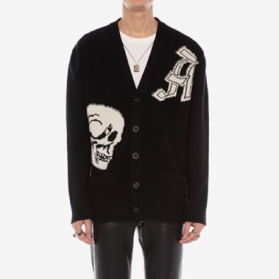 [알렉산도 맥퀸]Alexander McQueen 2020 Mens Casual Cardigan - 알렉산더 맥퀸 2020  남성 캐쥬얼 가디건 Ale0091x.Size(m - 3xl).블랙