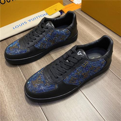 Louis Vuitton 2020 Men's Leather Sneakers - 루이비통 2020 남성용 레더 스니커즈 , LOUS1370, Size(240-275), 블랙