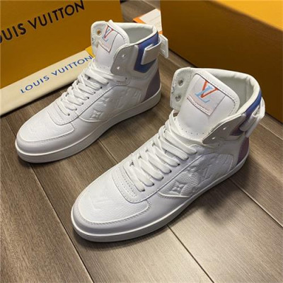 Louis Vuitton 2020 Men's Leather Sneakers - 루이비통 2020 남성용 레더 스니커즈 , LOUS1375, Size(240-275), 화이트