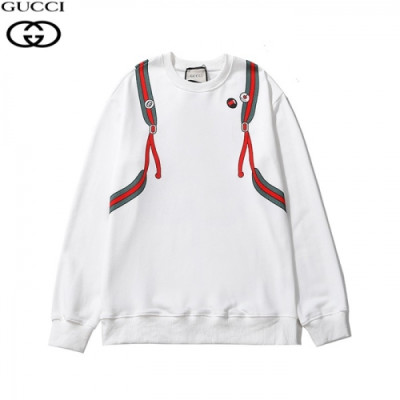 [구찌]Gucci 2020 Mm/Wm Logo Crew-neck Cotton Tshirts - 구찌 2020 남/녀 로고 코튼 크루넥 코튼 긴팔티 Guc03128x.Size(m - 2xl).화이트