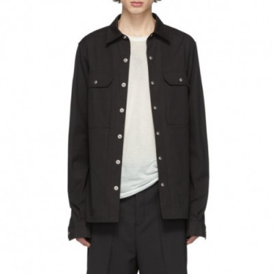 [릭오웬스]Rick Owens 2020 Mens Casual Cotton Shirts - 릭오웬스 2020 남성 캐쥬얼 코튼 셔츠 Ric0070x.Size(s - xl).블랙