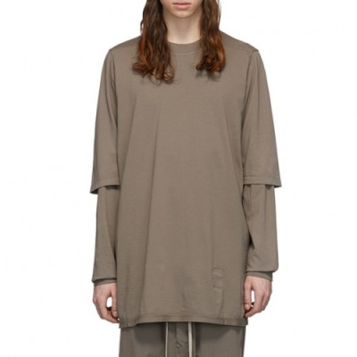 [릭오웬스]Rick Owens 2020 Womens Logo Cotton man-to-man - 릭오웬스 2020 여성 로고 코튼 맨투맨 Ric0081x.Size(s - xl).카멜