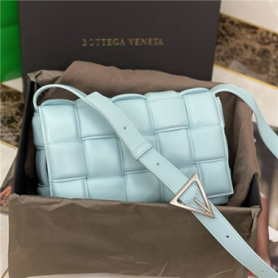 [보테가 베네타]Bottega Veneta 2020 Women's Leather Cassette Bag/Shoulder Bag 25cm - 보테가베네타 2020 여성용 레더 카세스 숄더백 25cm,,BVB0592,민트