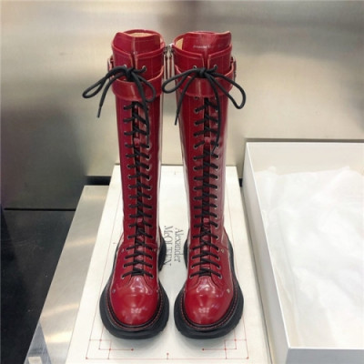 Alexander Mcqueen 2020 Leather Boots - 알렉산더 맥퀸 2020 레더 부츠, AMQS0171,Size(225 - 255).레드