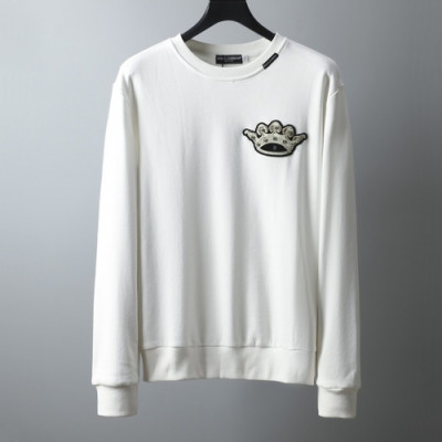 [매장판] Dolce&Gabbana 2020 Mens Casual Cotton Man-to-man - 돌체앤가바나 2020 남성 캐쥬얼 코튼 맨투맨 Dol0281x.Size(m - 3xl).화이트