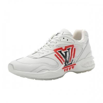 Louis Vuitton 2020 Men's Leather Running Shoes - 루이비통 2020 남성용 레더 런닝슈즈,LOUS1406, Size(240-275),화이트