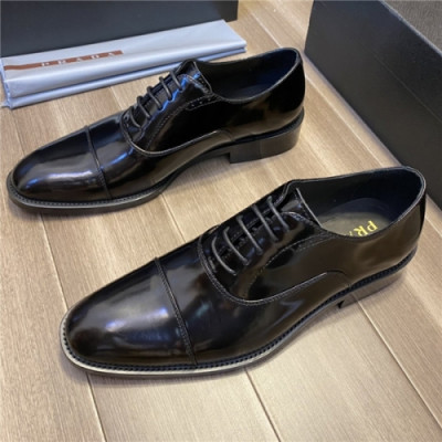 Prada 2020 Men's Leather Oxford Shoes - 프라다 2020 남성용 레더 옥스퍼드 슈즈,PRAS0600, Size(240-275), 블랙