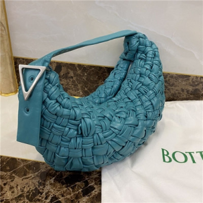 [보테가 베네타] Bottega Veneta 2020 Women's Leather Hobo Tote Bag,31cm - 보테가 베네타 2020 여성용 호보 토트백,31cm,BVB0602,블루