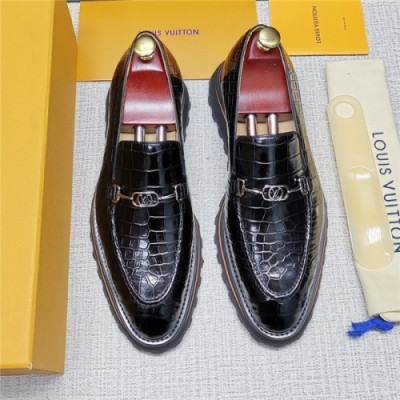 Louis Vuitton 2020 Men's Leather Oxford Shoes - 루이비통 2020 남서용 레더 옥스퍼드 슈즈, Size(240-275),LOUS1416, 블랙