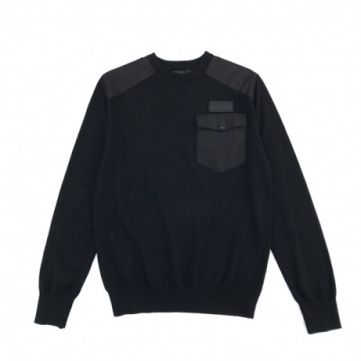 [프라다]Prada 2020 Mens Crew-neck Sweaters - 프라다 2020 남성 크루넥 스웨터 Pra01161x.Size(s - 2xl).블랙