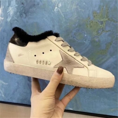 Golden Goose 2020 Women's Leather Wool Sneakers - 골든구스 2020 여성용 레더 울 스니커즈,Size(225-250),GGDBS0025,화이트