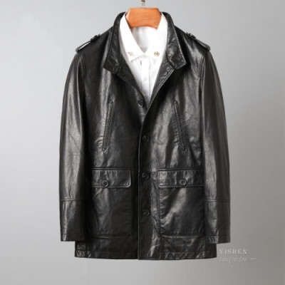 Bally Mens Business Modern Leather Jacket - 발리 2020 남성 비지니스 모던 가죽 자켓 Bly119x