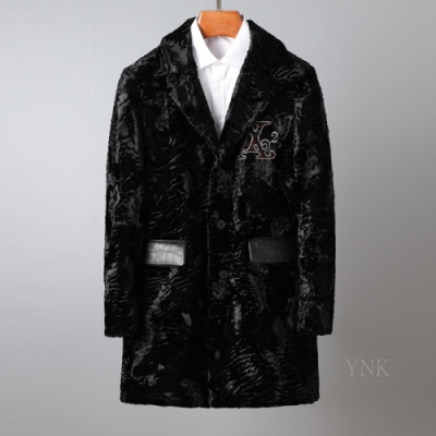 [매장판]Louis vuitton 2020 Mens Signature Logo Mink Coats - 루이비통 2020 남성 시그니처 로고 밍크 코트 Lou02358x.Size(m - 3xl).블랙