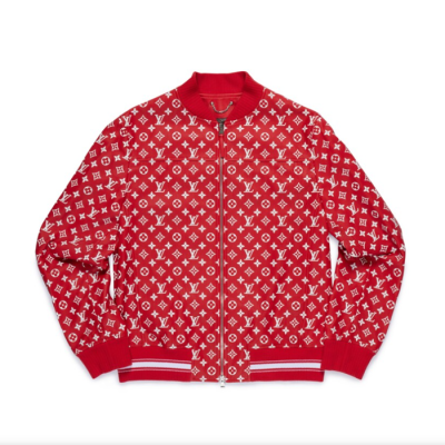 루이비통 남성 레드 가죽 자켓 - Louis vuitton Mens Red Jackets - lv02361x