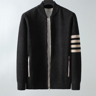 [톰브라운]Thom Browne 2020 Mens Strap Crew-neck Wool Sweaters - 톰브라운 2020 남성 스트랩 크루넥 울 스웨터 Thom01065x.Size(m - 2xl).블랙