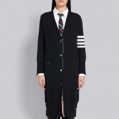 Thom Browne 2020 Womens Strap V-neck Cardigan - 톰브라운 2020 여성 스트랩 브이넥 가디건 Thom01067x.Size(Free).네이비