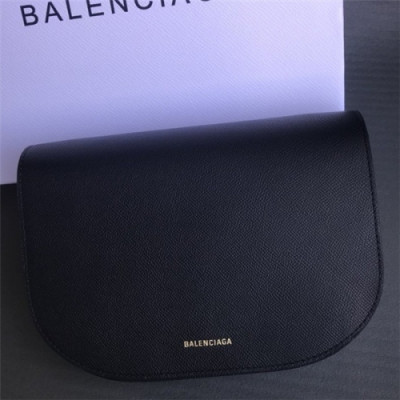 [발렌시아가] Balenciaga 2020 Leather Frame Shoulder Bag,24cm - 발렌시아가 2020 레더 프레임 숄더백,24cm,BGB0629,블랙