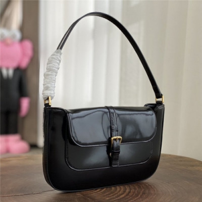 [바이파] By Far 2020 Women's Leather Cross Bag, 26cm - 바이파 2020 여서용 레더 크로스백, 26cm, BYFB0109,블랙