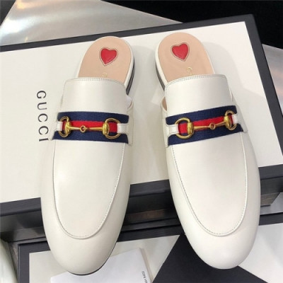 Gucci 2020 Women's Leather Slipper - 구찌 2020 여성용 레더 슬리퍼,Size(225-255),GUCS1226,화이트