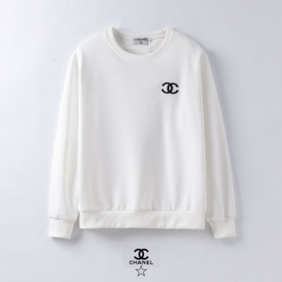 [샤넬]Chanel 2020 Mm/Wm Crew-neck Logo Cotton Tshirts - 샤넬 2020 남/녀 크루넥 로고 코튼 긴팔티 Cnl0621x.Size(s - 2xl).화이트