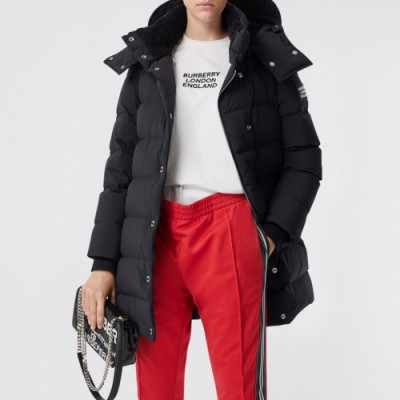 [버버리]Burberry 2020 Womens Logo Goose Down Long Padding - 버버리 2020 여성 빈티지 로고 구스다운 롱패딩 Bur03293x.Size(s - l).블랙