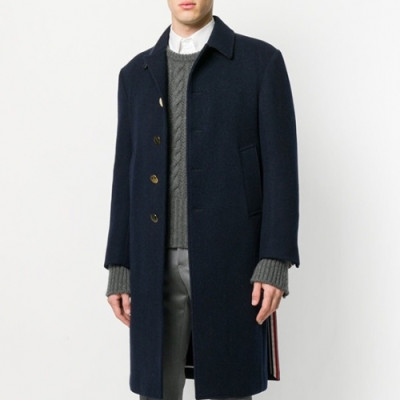 [톰브라운]Thom Browne 2020 Mens Cashmere Coats - 톰브라운 2020 남성 캐시미어 코트 Thom01080x.Size(m - 2xl).네이비