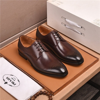 Prada 2020 Men's Leather Oxford Shoes  - 프라다 2020 남서용 레더 옥스퍼드 슈즈,Size(240-275),PRAS0610,브라운