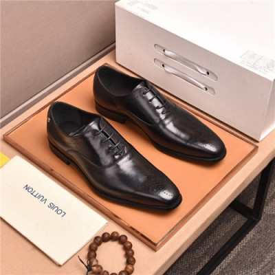 Louis Vuitton 2020 Men's Leather Oxford Shoes - 루이비통 2020 남서용 옥스퍼드 슈즈,Size(240-275),LOUS1451,블랙