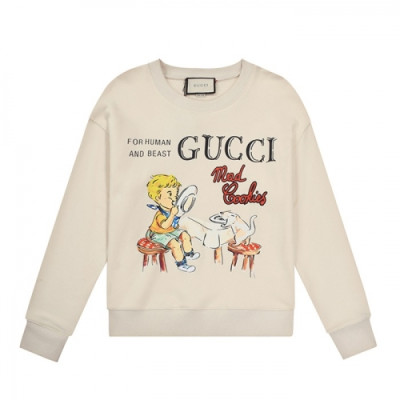 [구찌]Gucci 2020 Mm/Wm Logo Crew-neck Cotton Tshirts - 구찌 2020 남/녀 로고 코튼 크루넥 코튼 긴팔티 Guc03179x.Size(s - l).아이보리