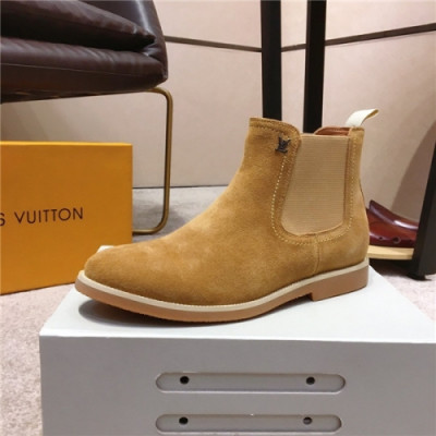 Louis Vuitton 2020 Men's Leather Ankle Boots - 루이비통 2020 남서용 레더 앵글부츠,Size(240-275),LOUS1466,카키