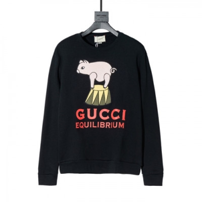 [구찌]Gucci 2020 Mm/Wm Logo Crew-neck Cotton Tshirts - 구찌 2020 남/녀 로고 코튼 크루넥 코튼 긴팔티 Guc03187x.Size(xs - l).블랙