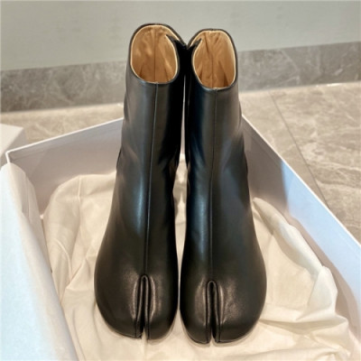 Maison Margiela 2020 Women's Leather High Heel Ankle Boots - 메종 마르지엘라 2020 여서용 레더 하이힐 맹글부츠,Size(225-255),MMS0043,블랙