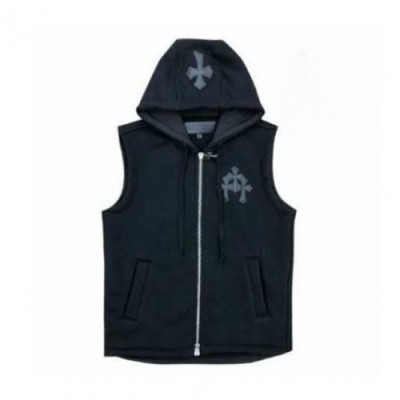 [크롬하츠]Chrome Hearts 2020 Mens Logo Casual Cotton Vest - 크롬하츠 2020 남성 로고 캐쥬얼 코튼 조끼 Chr0309x.Size(s - 2xl).블랙