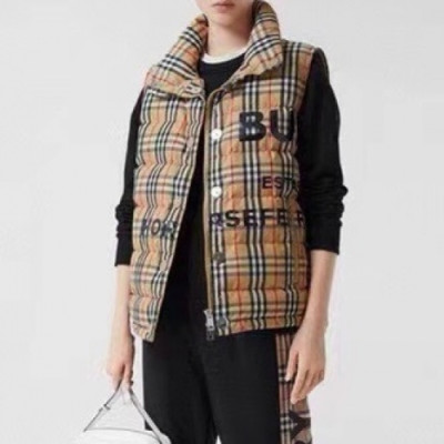 [버버리]Burberry 2020 Mm/Wm Logo Casual Duck Down Best - 버버리 2020 남/녀 로고 캐쥬얼 덕다운 베스트 Bur03349x.Size(s - l).카멜