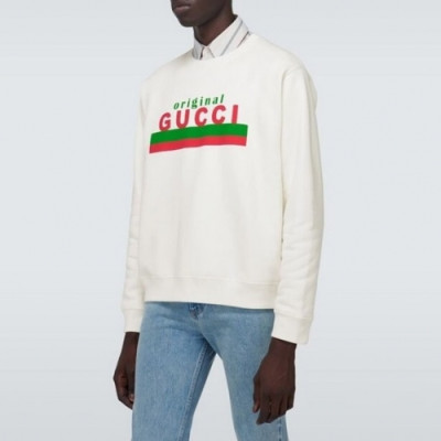 [구찌]Gucci 2020 Mm/Wm Logo Crew-neck Cotton Tshirts - 구찌 2020 남/녀 로고 코튼 크루넥 코튼 긴팔티 Guc03195x.Size(xs - l).아이보리