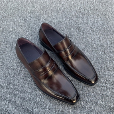 Berluti 2020 Men's Leather Oxford Shoes - 벨루티 2020 남서용 레더 옥스퍼드 슈즈,Size(240-275),BERTS0139,브라운