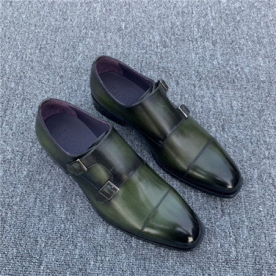 Berluti 2020 Men's Leather Oxford Shoes - 벨루티 2020 남서용 레더 옥스퍼드 슈즈,Size(240-275),BERTS0143,올리브