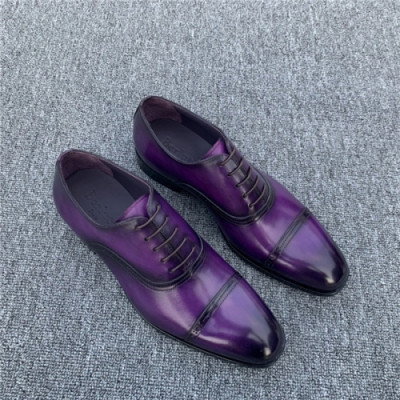 Berluti 2020 Men's Leather Oxford Shoes - 벨루티 2020 남서용 레더 옥스퍼드 슈즈,Size(240-275),BERTS0145,퍼플