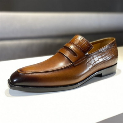 Berluti 2020 Men's Leather Oxford Shoes - 벨루티 2020 남서용 레더 옥스퍼드 슈즈,Size(240-275),BERT0152,카키