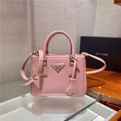 Prada 2020 Women's Leather Mini Tote Shoulder Bag,20cm - 프라다 2020 여성용 레더 미니 토트 숄더백,20cm,PRAB0257,연핑크