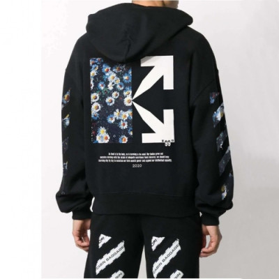 [오프화이트]Off-white 2020 Mens Logo Cotton Hoodie - 오프화이트 2020 남성 로고 코튼 후드티 Off0611x.Size(xs - l).화이트