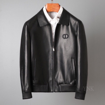 [발렌티노]Valentino 2020 Mens Logo Casual Leather Jacket - 발렌티노 2020 남성 로고 캐쥬얼 가죽 자켓 Val0440x,Size(m - 3xl).블랙