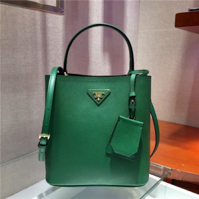 Prada 2020 Women's Leather Shoulder Bag,22cm - 프라다 2020 여성용 레더 숄더백,22cm,PRAB0293,그린