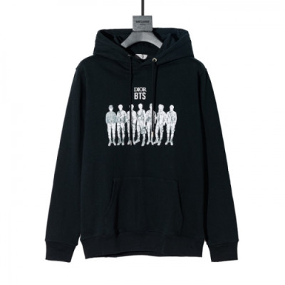 [디올]Dior 2020 Mm/Wm  Logo Casual Cotton Hoodie - 디올 2020 남/녀 로고 캐쥬얼 코튼 후디 Dio01006x.Size(xs - l).블랙